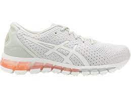Shoes, men's apparel, women's apparel, accessories, socks Women S Gel Quantum 360 Knit Mid Grey Pink Running Shoes Asics