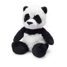 Intelex Cozy Plush Fully Microwavable Toy Panda Bear Plush Animals Cuddly Animals Cuddle Soft