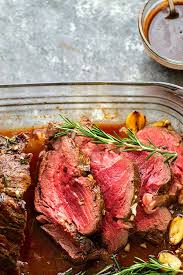 Beef tenderloin in mushroom sauce just a skillet, a couple juicy steaks, fresh mushrooms and a few simple ingredients prove it doesn't take much fuss to fix a special meal for two. Rosemary Garlic Butter Beef Tenderloin With Red Wine Sauce