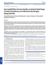Insect control costs an average of $176 with a typical range between $111 and $261. Pdf Susceptibility Of Insecticide Resistant Bed Bugs Cimex Lectularius To Infection By Fungal Biopesticide