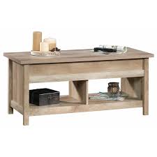 A coffee table is the focus of any living room furniture layout and. Sauder Cannery Bridge Engineered Wood Lift Top Coffee Table In Lintel Oak 420336