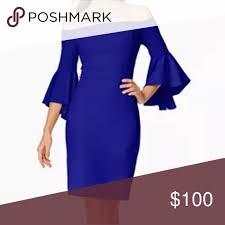Calvin Klein Royal Blue Dress Royal Blue Dress Blue Dresses Dresses