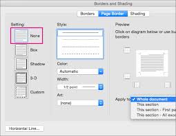 In the enter page number box, type \page. Remove A Page Border Office Support