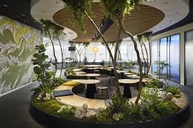 A Tour Of Indeed S Biophilic Tokyo Office Coworking Space Design Design Studio Office Office Interior Design