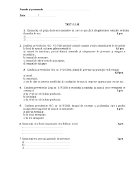 1 (1) prezenta lege are ca scop instituirea de măsuri privind promovarea îmbunătăţirii securităţii şi sănătăţii în muncă a lucrătorilor. Test Ssm