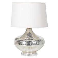 Product overview this elegant, transitional ivyford buffet table lamp boasts a mercury glass and clear crystal body. Mercury Glass Table Lamp With Off White Shade Mylestone Interiors Ltd