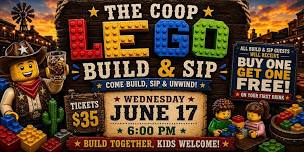 Lego Build & Sip at The Coop