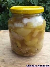 Eingelegte Senfgurken Oder Zucchini Rezept Senfgurken Senfgurken Rezept Einmachrezepte