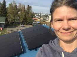 Michelle Wilber helping Alaska increase solar energy use