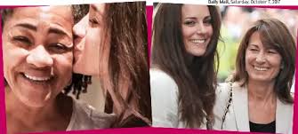 They were both air hostesses. And that's FAR from all Kate and Meghan's  mums have in common...