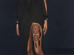 Dreamcatcher tattoos are particularly popular amongst females, generally because of the more thigh dreamcatcher tattoo idea. Annawahl S Dreamcatcher Leg Tattoo