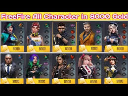 Review free fire brings the guns but forgets the characters. Free Fire All Character In Gold How To Get All Character In Gold Alok In 8000 Gold Youtube