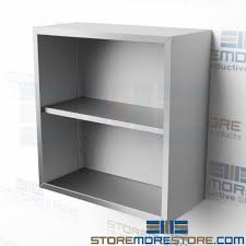 With doors that inset, there is a pretty small margin of error for where you could place the hinges. 30 Stainless Wall Cabinet Without Doors Steel Hanging Storage Shelves Co1430w