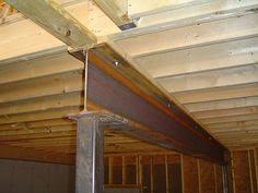 Home Building Laying Tongue Groove Plywood Sub Floor Building A House Building A New Home Steel Beams