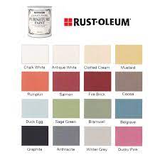 Chalk Paint Colors Rustoleum