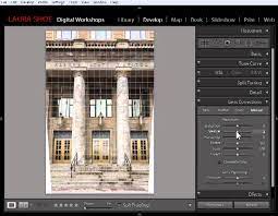 I've circles the two easiest options you can use for levelling the horizon. Lightroom 5 Using Upright To Straighten Photos And Correct Perspective Youtube