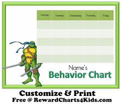 100 good behavior chart template for kids middle school