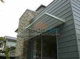 Aluminium Fixed Louvre Awnings Are An Efficient Way To Minimise The Heat Generated From The Suns Uv Rays On Window Sun Shades Aluminum Awnings Windows Exterior
