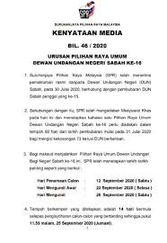 The sabah state legislative assembly is a part of the legislature of sabah, malaysia, the other being the governor of sabah. Jabatan Penerangan Malaysia On Twitter Kenyataan Media Urusan Pilihan Raya Umum Dewan Undangan Negeri Sabah Ke 16 Sumber Sprgovmy Prnsabah Komunikasikita Jabatanpenerangan Https T Co Uglryp4oil