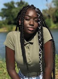 Black And Brown Box Braids On Dark Skin Want More Pins Like This Follow Ther3alher Creds To All Original Pinners Beautiful Black Girl Beautiful Dark Skinned Women Beautiful Dark Skin