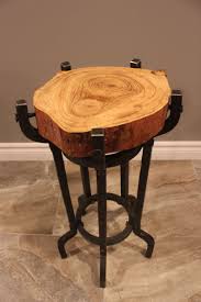 Blacksmith Side Table Steel Frame Furniture Iron Furniture Rustic Furniture