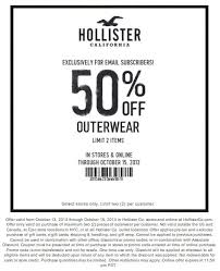 From sale sections to exclusive club discounts, you can stock up on clothes, bags and accessories for a fraction of their original prices. Hollister 50 Off Outerwear Printable Coupon Printable Coupons Grocery Printable Coupons Coupons