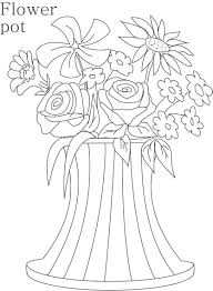 Flower Page Printable Coloring Sheets Flower Pot Coloring Printable Page For Kids 1 Printable Flower Coloring Pages Unique Flower Vases Flower Coloring Pages