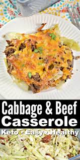 Keto Cabbage Beef Casserole Easy Weeknight Dinner Recipe In 2020 Ground Beef Keto Recipes Cabbage And Beef Beef Casserole
