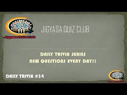Chloe is a social media expert and shares lifestyle tips on lifehack. Daily Trivia 34 1 July 2021 Jqc Youtube