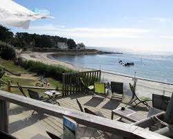 Beach From The Restaurant Terrace Photo De Aux Terrasses De La Plage La Trinite Sur Mer Tripadvisor