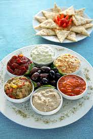mediterranean meze the best selection of dips to enjoy along a glass of wine or ouzo gesunde snacks rezepte rezepte griechisches essen