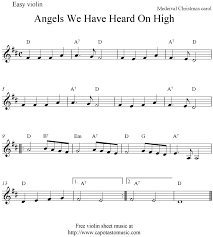 Please feel free to use them at your convenience. Free Printable Sheet Music Angels We Have Heard On High Free Christmas Violin Sheet Music Notes
