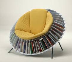 15 Awesome Creative Chair Designs Bookshelf Chair Cool Chairs Library Chair