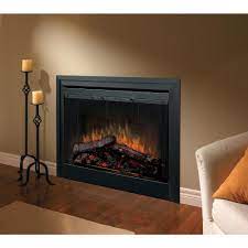 Full review of the dimplex 12056a electric fireplace stove. Dimplex 33 In Deluxe Built In Electric Fireplace Insert Bf33dxp The Home Depot
