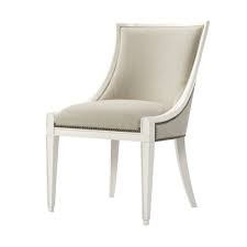 Ivory Lacquered Modern Side Chair Set Of 2 Traditional Dining Chairs Modern Side Chairs Wingback Dining Chair