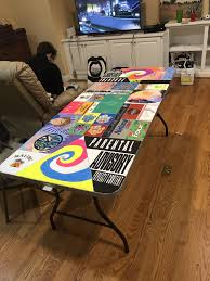 Painted Beer Pong Table Beer Pong Table Painted Beer Pong Table Diy Beer Pong Table Designs