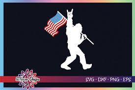 Download Bigfoot 4th Of July 4th Of July Svg American Flag Svg Bigfoot Svg By Ssflowerstore Thehungryjpeg Com