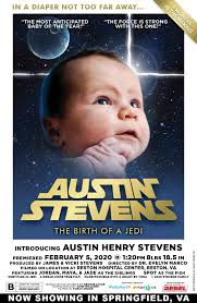 Star Wars Inspired Custom Birth Announcement Digital Movie Poster: the Hope  Design