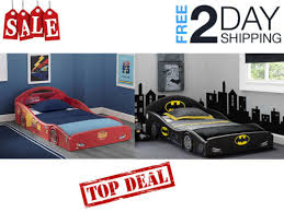 It is a children's bed prepared for kids that batman fans can love. Buy Toddler Bed Frame Kids Boys Childs Childrens Race Car Sleep Batmobile Mcqueen Online In Indonesia 143343903542