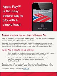 Bank of america does not allow payments towards mortgage balance to be applied from a credit card, only a checking account. E Mail From Bank Of America Re Apple Pay Blackberry Forums At Crackberry Com