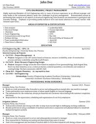 Civil engineers are typically involved in the designing and management of construction projects, particularly as it relates to use concrete, quantifiable examples as often as possible when describing past projects. Civil Engineer Resume Sample Template