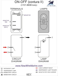 The circuit breaker or circuit protector off, but will shorten the service life of the. On Off Marine Rocker Switch Carling V1d1 New Wire Marine