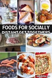 Create your own trail mix by combining nuts, seeds. Food Ideas For Socially Distanced Gatherings Parties Bbqs Bbq Party Food Food Event Food