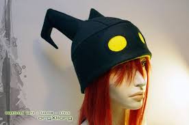 Kingdom Hearts Heartless Hat Original Shadow Fleece Beanie Made To Order Kingdom Hearts Heartless Fleece Hats Kingdom Hearts
