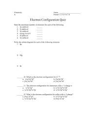 Write the unabbreviated electron configurations of the following elements S3 Studylib Net Store Data 008553724 1 C8418df7
