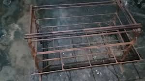 Membuat panggangan sate dari baja ringan. Cara Membuat Panggangan Ikan Daging Dari Besi Seng Bekas Sisa Bangunan 1 Youtube
