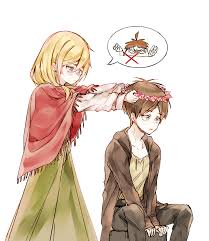 Eren's refusal to allow the cycle of children eating parents seemed to bring historia on his side, reluctantly of course. Attack On Titan Eren And Historia Novocom Top