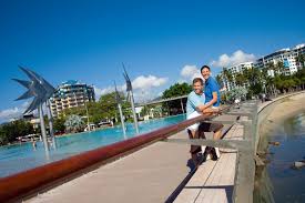 Cairns has shopping malls, cinema complexes and numerous cafés, eateries, restaurants, and traditional australian pubs. Cairns Esplanade Picture Tour Cairns Australia