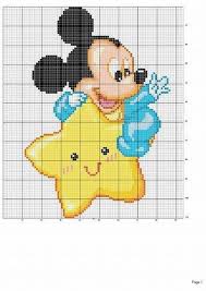 Baby mickey mouse, cross stitch pattern, cute baby animnal, pdf chart, no.213. Grille Disney Cross Stitch Baby Pinterest Cross Stitch Disney Cross Stitch