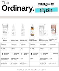 If you suffer from acne prone skin and regular breakouts you would want to introduce a treatment serum on your regime that contains benzyl peroxide to help regulate oil production during the day while reducing redness and inflammation; The Ordinary Skincare Guide To Oily Acne Prone Skin